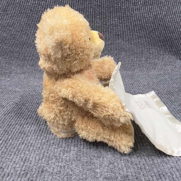 Baby GUND Peek A Boo Brown Teddy Bear 11” Plush Animated Stuffed Animal Toy - Picture 9 of 13